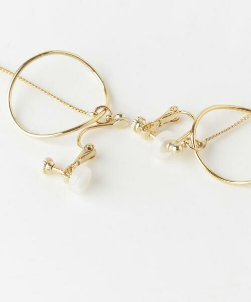 SMELLY / スメリー ピアス・イヤリング | メタルサークルチェーンバーイヤリング | 詳細3