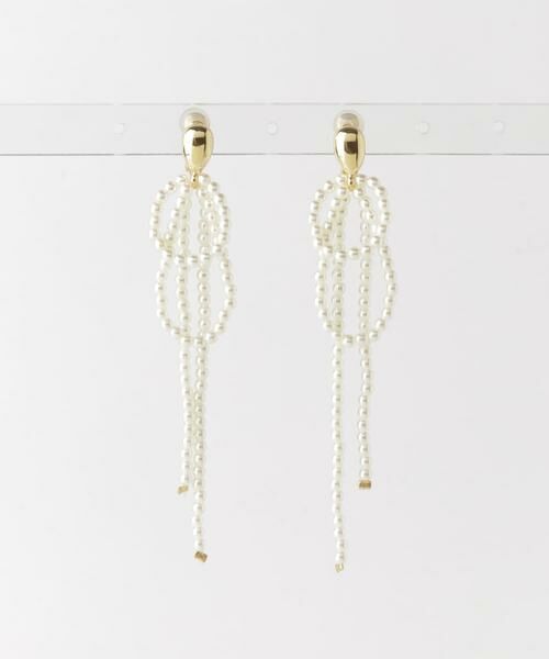 SMELLY / スメリー ピアス・イヤリング | メタルパールループイヤリング | 詳細4