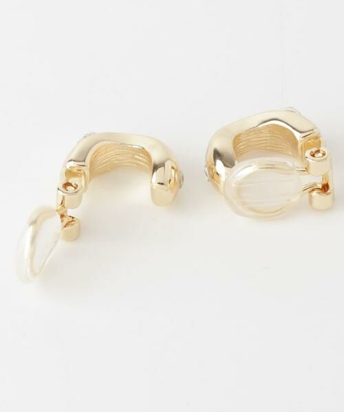 SMELLY / スメリー ピアス・イヤリング | ビジューニュアンスメタルフープイヤリング | 詳細8