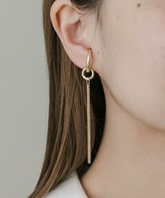 SMELLY / スメリー ピアス・イヤリング | ドロップロングチェーンイヤカフ