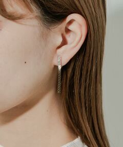 SMELLY / スメリー ピアス・イヤリング | ビジューメタルフリンジイヤリング