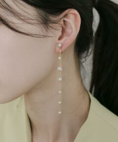 SMELLY / スメリー ピアス・イヤリング | パールロングチェーンイヤリング