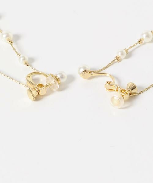 SMELLY / スメリー ピアス・イヤリング | パールロングチェーンイヤリング | 詳細5