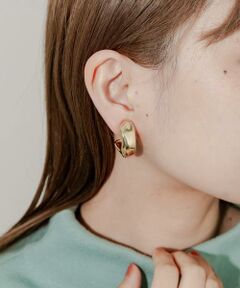 SMELLY / スメリー ピアス・イヤリング | ニュアンスワイドフープイヤリング