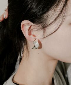 SMELLY / スメリー ピアス・イヤリング | ニュアンスワイドフープイヤリング