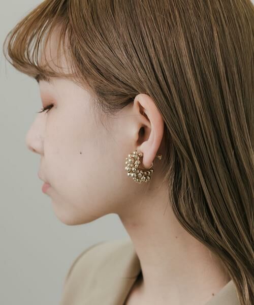 SMELLY / スメリー ピアス・イヤリング | メタルビーズフープイヤリング | 詳細3