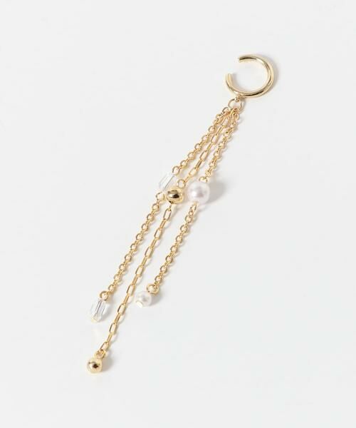 SMELLY / スメリー ピアス・イヤリング | トリプルチェーンイヤカフ | 詳細3