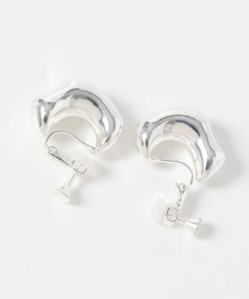 SMELLY / スメリー ピアス・イヤリング | ニュアンスカーブプックリイヤリング | 詳細10
