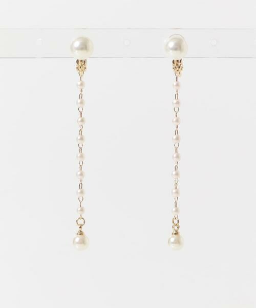 SMELLY / スメリー ピアス・イヤリング | パールグラデーションチェーンイヤリング | 詳細4