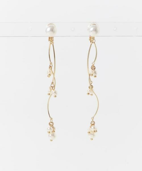 SMELLY / スメリー ピアス・イヤリング | ウェーブパールシャワーイヤリング | 詳細3
