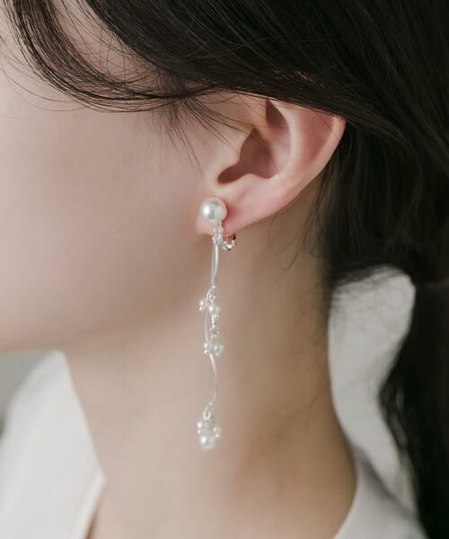 SMELLY / スメリー ピアス・イヤリング | ウェーブパールシャワーイヤリング | 詳細5