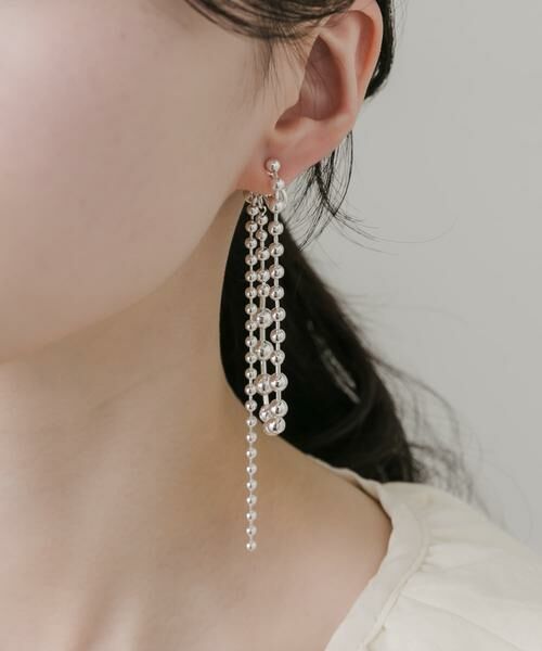 SMELLY / スメリー ピアス・イヤリング | ボールチェーンイヤリング | 詳細1