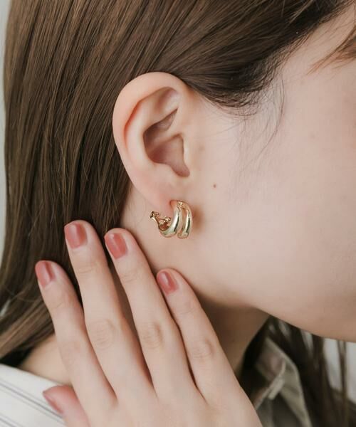 SMELLY / スメリー ピアス・イヤリング | ダブルフープイヤリング | 詳細1