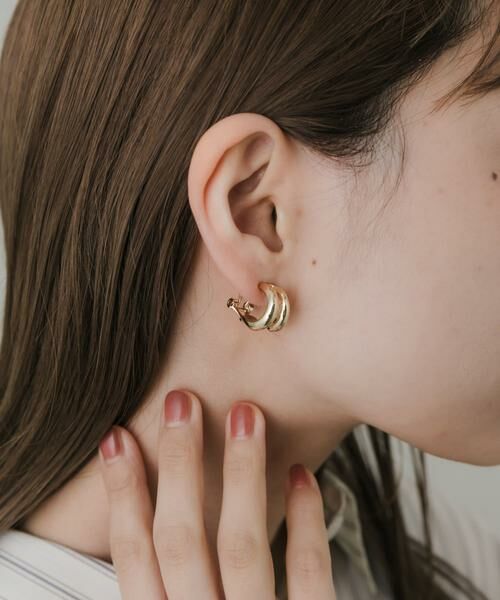 SMELLY / スメリー ピアス・イヤリング | ダブルフープイヤリング | 詳細2
