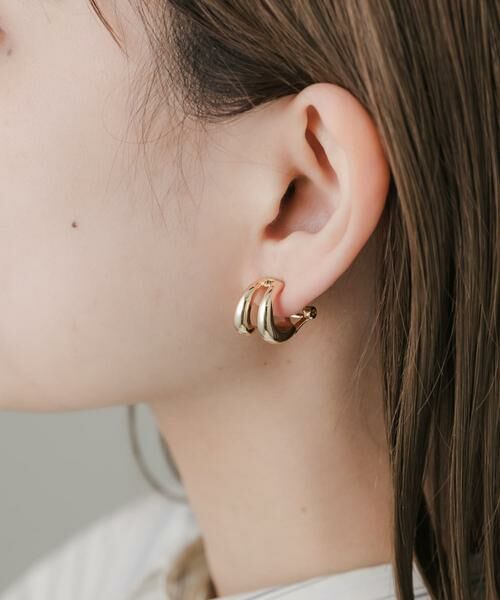 SMELLY / スメリー ピアス・イヤリング | ダブルフープイヤリング | 詳細4