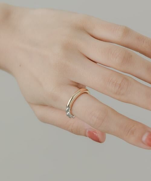 SMELLY / スメリー ピアス・イヤリング | コンビメッキキリカエリングイヤカフ | 詳細3