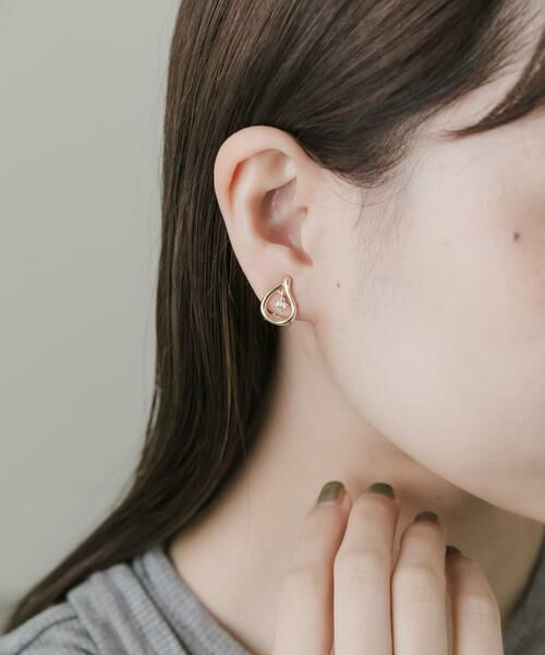 SMELLY / スメリー ピアス・イヤリング | ビジューメタルドロップイヤリング | 詳細2