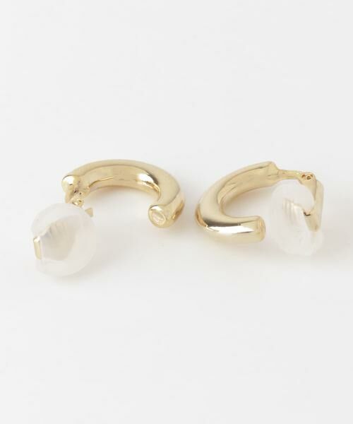 SMELLY / スメリー ピアス・イヤリング | メタルシンプルカーブイヤリング | 詳細5