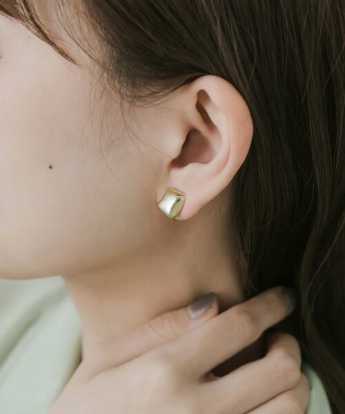 SMELLY / スメリー ピアス・イヤリング | フロントメタルプックリイヤリング | 詳細1