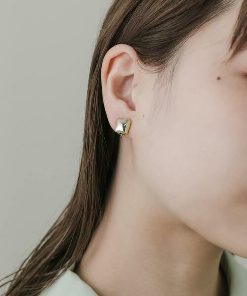 SMELLY / スメリー ピアス・イヤリング | フロントメタルプックリイヤリング | 詳細2