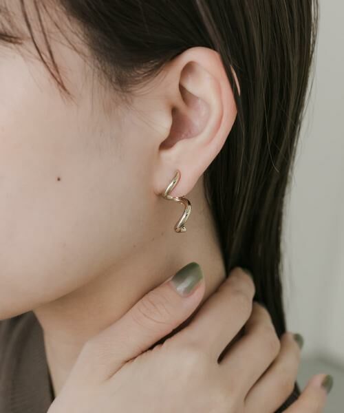 SMELLY / スメリー ピアス・イヤリング | メタルスパイラルイヤリング | 詳細1