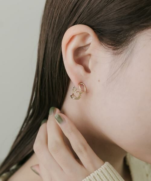 SMELLY / スメリー ピアス・イヤリング | ニュアンスツイストイヤリング | 詳細2