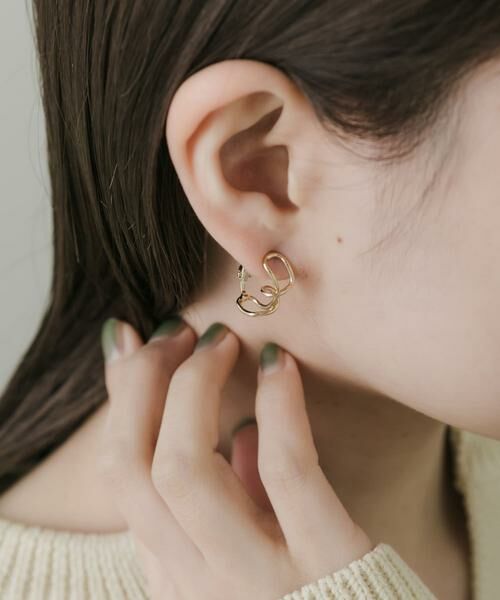 SMELLY / スメリー ピアス・イヤリング | ニュアンスツイストイヤリング | 詳細3