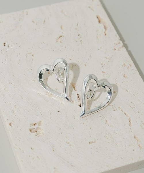 SMELLY / スメリー ピアス・イヤリング | メタルハートイヤリング | 詳細1