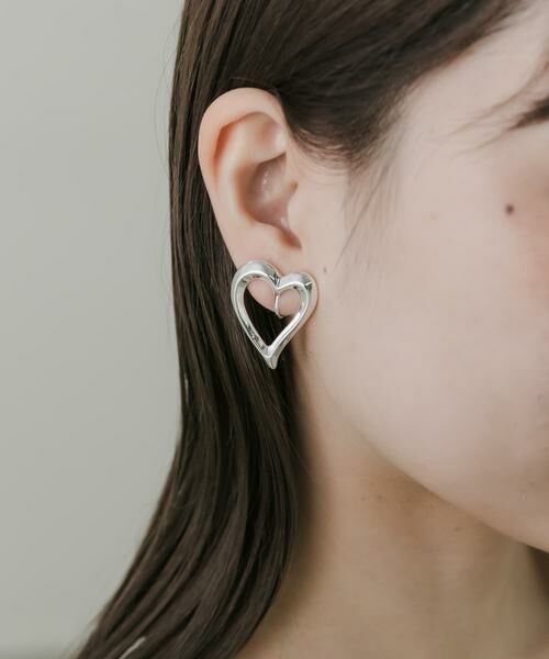 SMELLY / スメリー ピアス・イヤリング | メタルハートイヤリング | 詳細6
