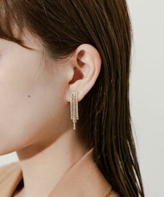 SMELLY / スメリー ピアス・イヤリング | ビジューフリンジイヤリング