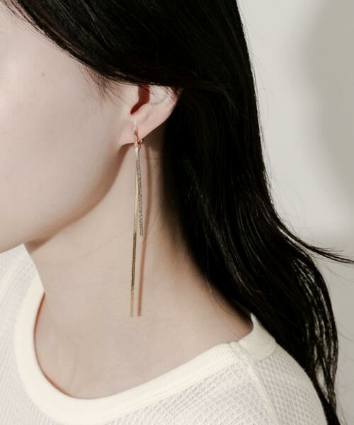 SMELLY / スメリー ピアス・イヤリング | スネークチェーンイヤリング | 詳細1