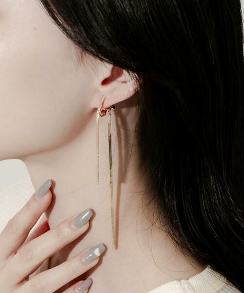 SMELLY / スメリー ピアス・イヤリング | スネークチェーンイヤリング | 詳細2