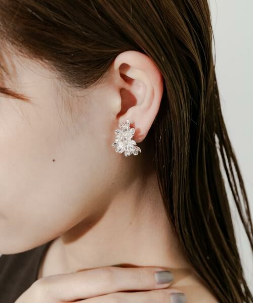 SMELLY / スメリー ピアス・イヤリング | メタルフラワーイヤリング | 詳細5