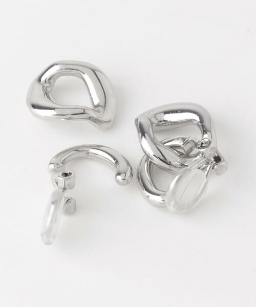 SMELLY / スメリー ピアス・イヤリング | メタルニュアンスオーバルイヤリング | 詳細8