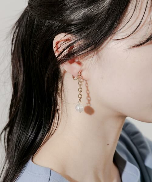 SMELLY / スメリー ピアス・イヤリング | チェーンパールイヤリング | 詳細3