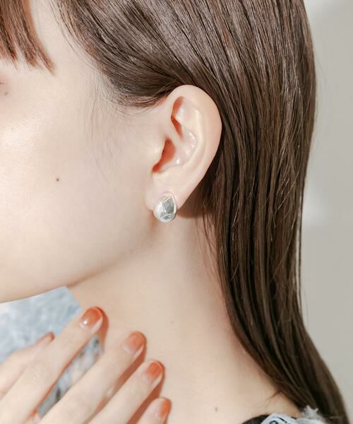 SMELLY / スメリー ピアス・イヤリング | メタルアンギュラーイヤリング | 詳細3