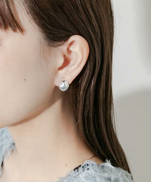 SMELLY / スメリー ピアス・イヤリング | メタルアンギュラーイヤリング | 詳細4