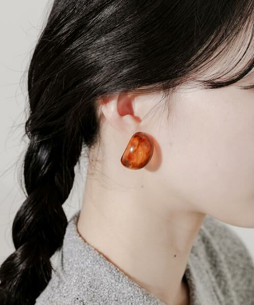 SMELLY / スメリー ピアス・イヤリング | カラーワイドフープイヤリング | 詳細1