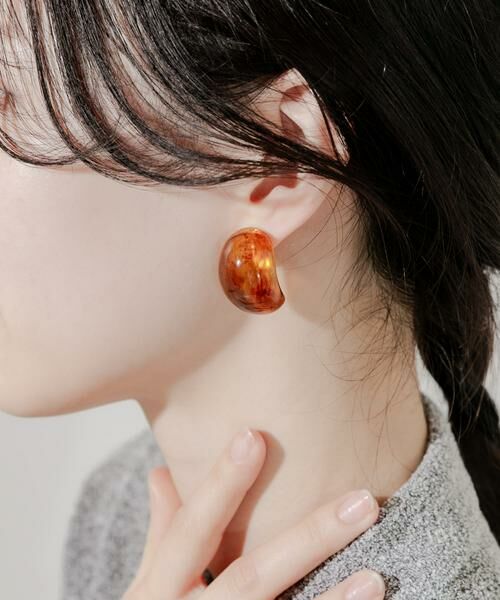 SMELLY / スメリー ピアス・イヤリング | カラーワイドフープイヤリング | 詳細2