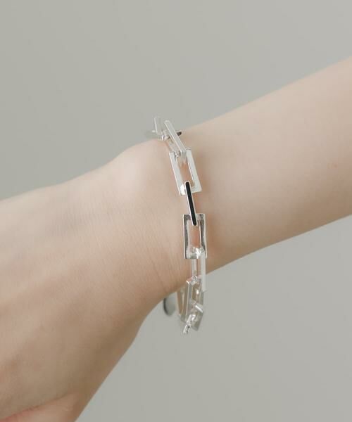 SMELLY / スメリー ブレスレット・バングル | スクエアチェーンボリュームブレスレット | 詳細1