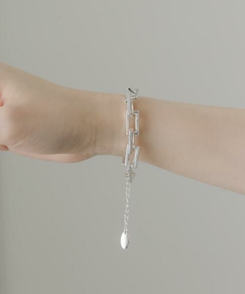 SMELLY / スメリー ブレスレット・バングル | スクエアチェーンボリュームブレスレット | 詳細2