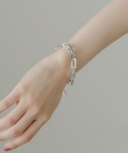 SMELLY / スメリー ブレスレット・バングル | スクエアチェーンボリュームブレスレット | 詳細3