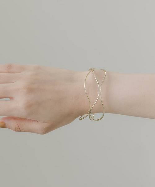 SMELLY / スメリー ブレスレット・バングル | メタルスィンニュアンスラインバングル | 詳細1