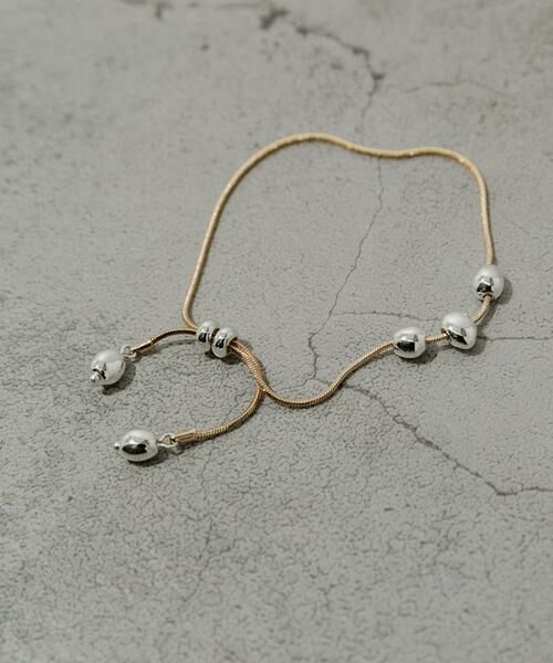 SMELLY / スメリー ブレスレット・バングル | メタルボールスライドブレスレット | 詳細1