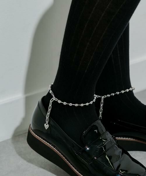 SMELLY / スメリー アンクレット | 『WEB/一部店舗限定』ボールエンドハートアンクレット | 詳細4