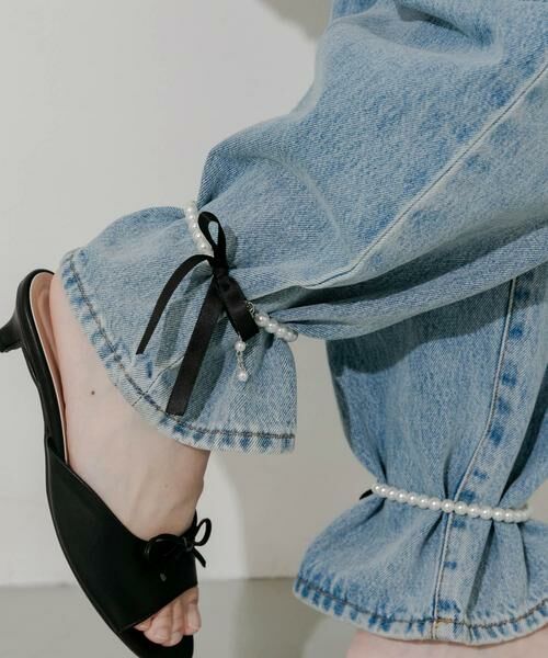 SMELLY / スメリー アンクレット | 『WEB/一部店舗限定』パールリボンアンクレット | 詳細2