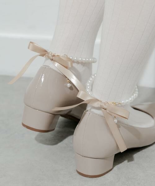 SMELLY / スメリー アンクレット | 『WEB/一部店舗限定』パールリボンアンクレット | 詳細12