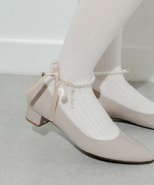 SMELLY / スメリー アンクレット | 『WEB/一部店舗限定』パールリボンアンクレット | 詳細14