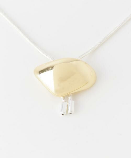 SMELLY / スメリー ネックレス・ペンダント・チョーカー | ニュアンスメタルモチーフループタイネックレス | 詳細9