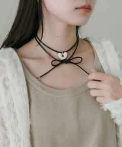 SMELLY / スメリー ネックレス・ペンダント・チョーカー | ハートワントップロングコードチョーカー